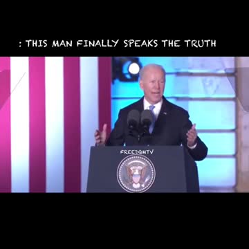 Joe Biden speaks the truth