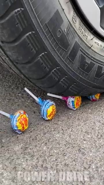 Crushing Crunchy & Soft Things by Car! #Shorts