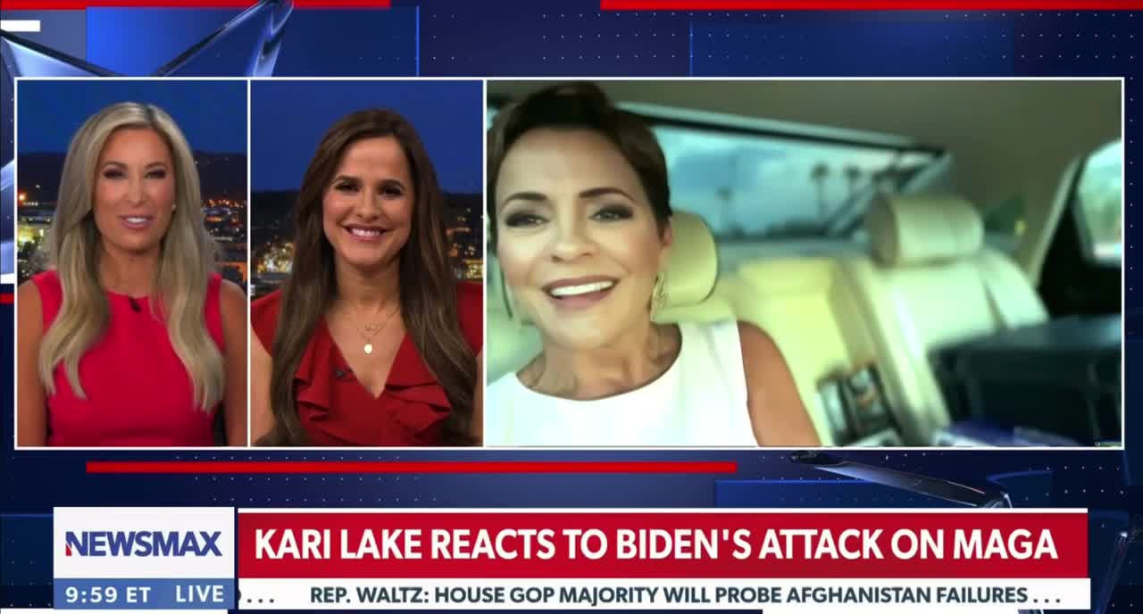 Kari Lake reacts to Biden’s speech tonight.