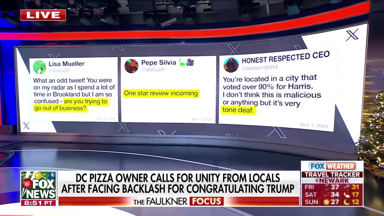 DC pizza shop owner faces backlash after congratulating Trump