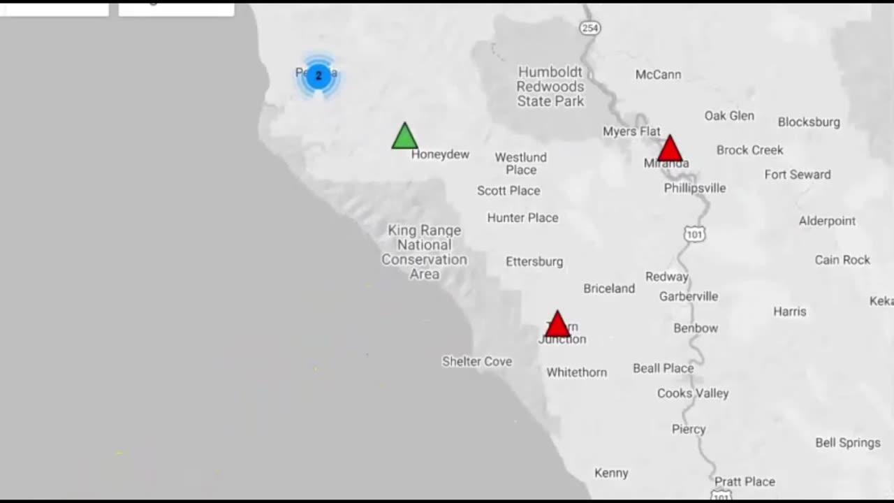 Earthquake M 3.6, Revised To M 3.4 Fortuna, CA, Ferndale, Northern CA