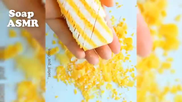 Relaxing ASMR Soap Carving _ Satisfying Soap Cutting Videos #02