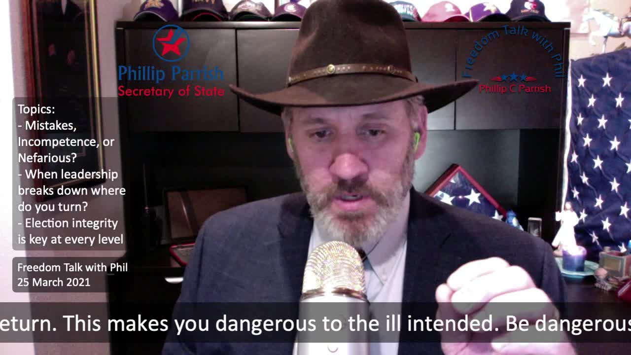 Freedom Talk with Phil - 25 March 2021