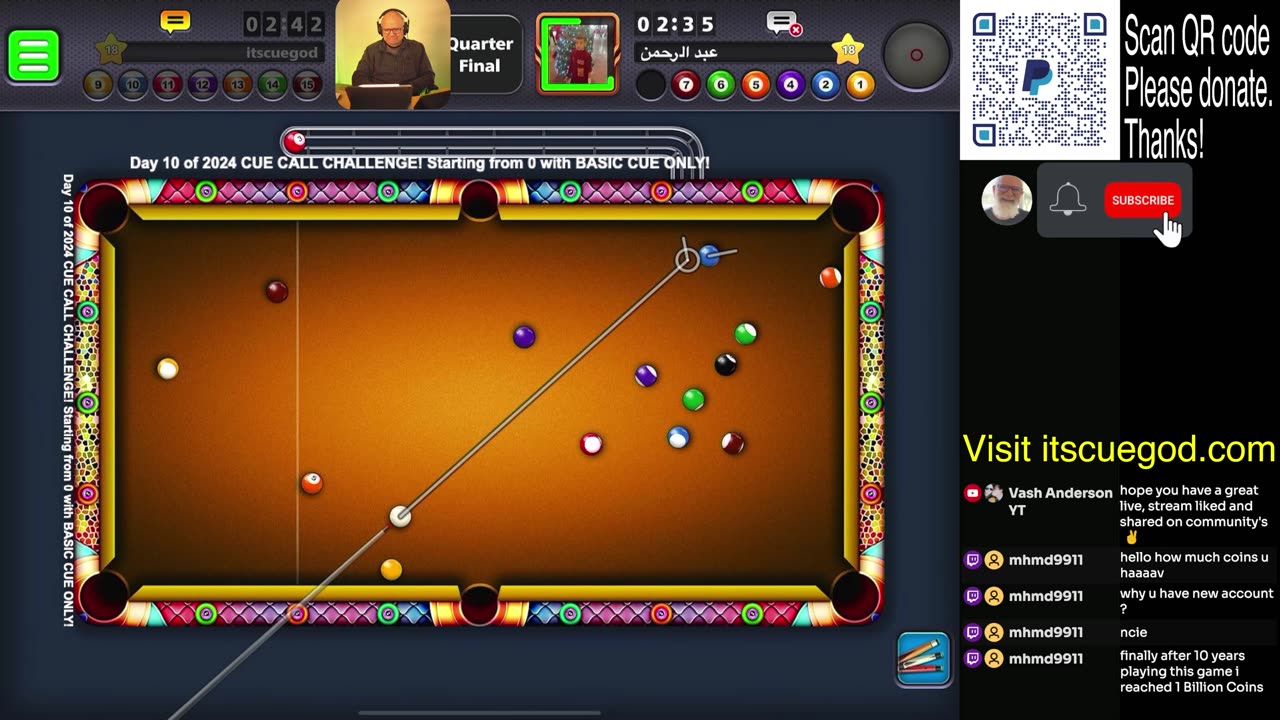 The 8 Ball & 9 Ball Pool LIVE Show with ITSCUEGOD