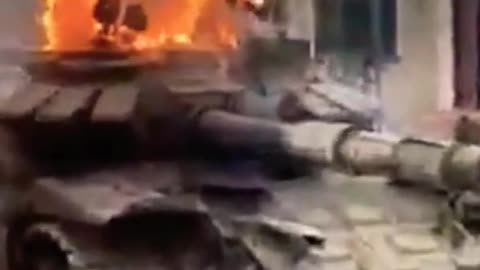 Ukrainie Russia war Tank Fire Destroyed #Chernihiv #Oblast #tank #destroyed #ukraine #putin #stopwar