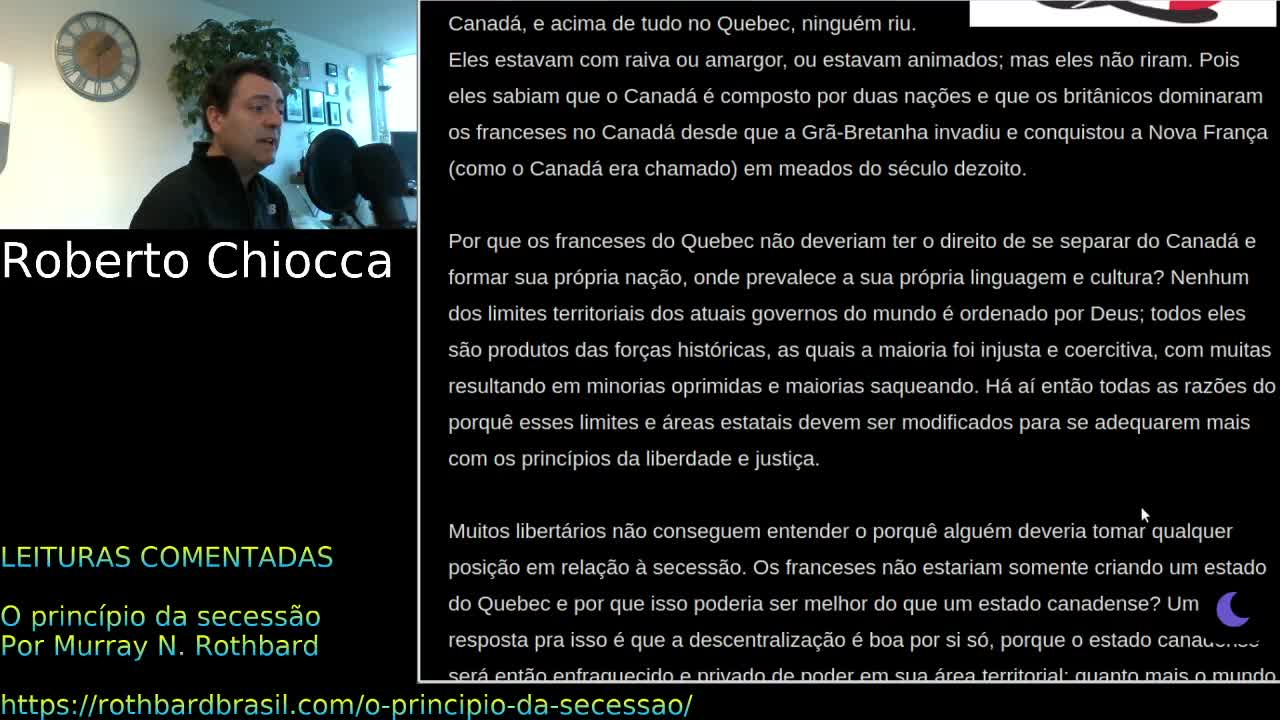 #12 Leituras comentadas - O princípio da secessão