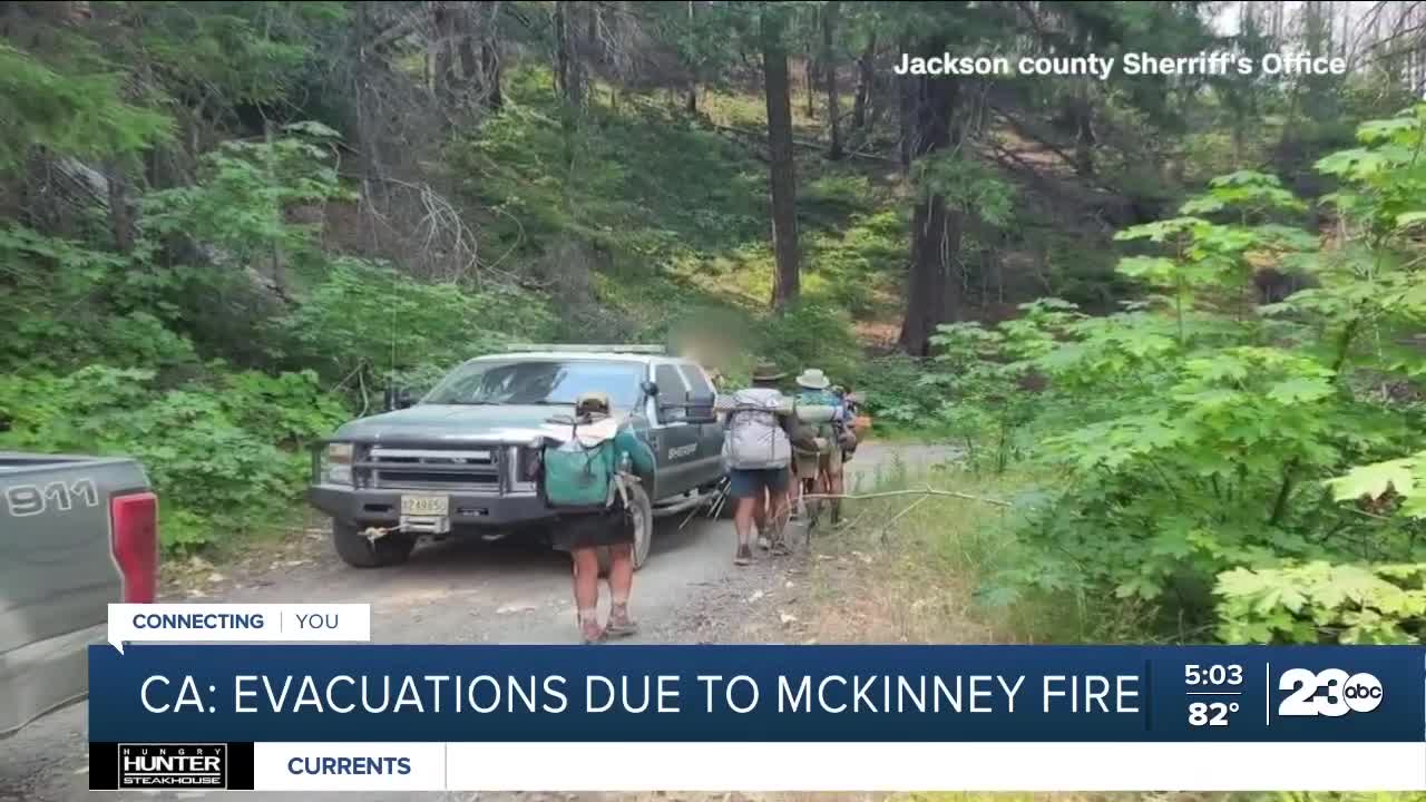 McKinney Fire continues to grow near California-Oregon border