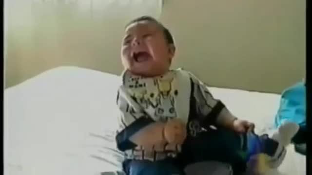 FUNNY moment with a BABY