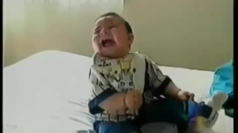 FUNNY moment with a BABY