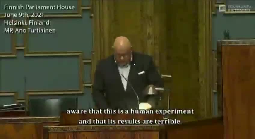 Finnish MP tells other MPs they may be guilty in genocide