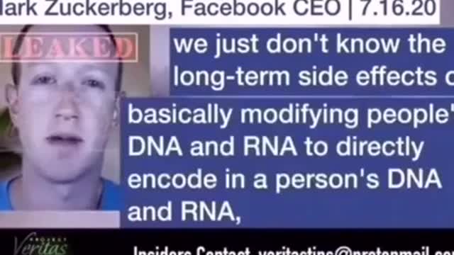 Mark Zuckerberg talks about mrna vaccines!