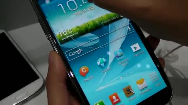 Live Demo Galaxy Note II