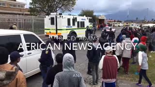 There was a strong police presence at Bishop Lavis Magistrate Court