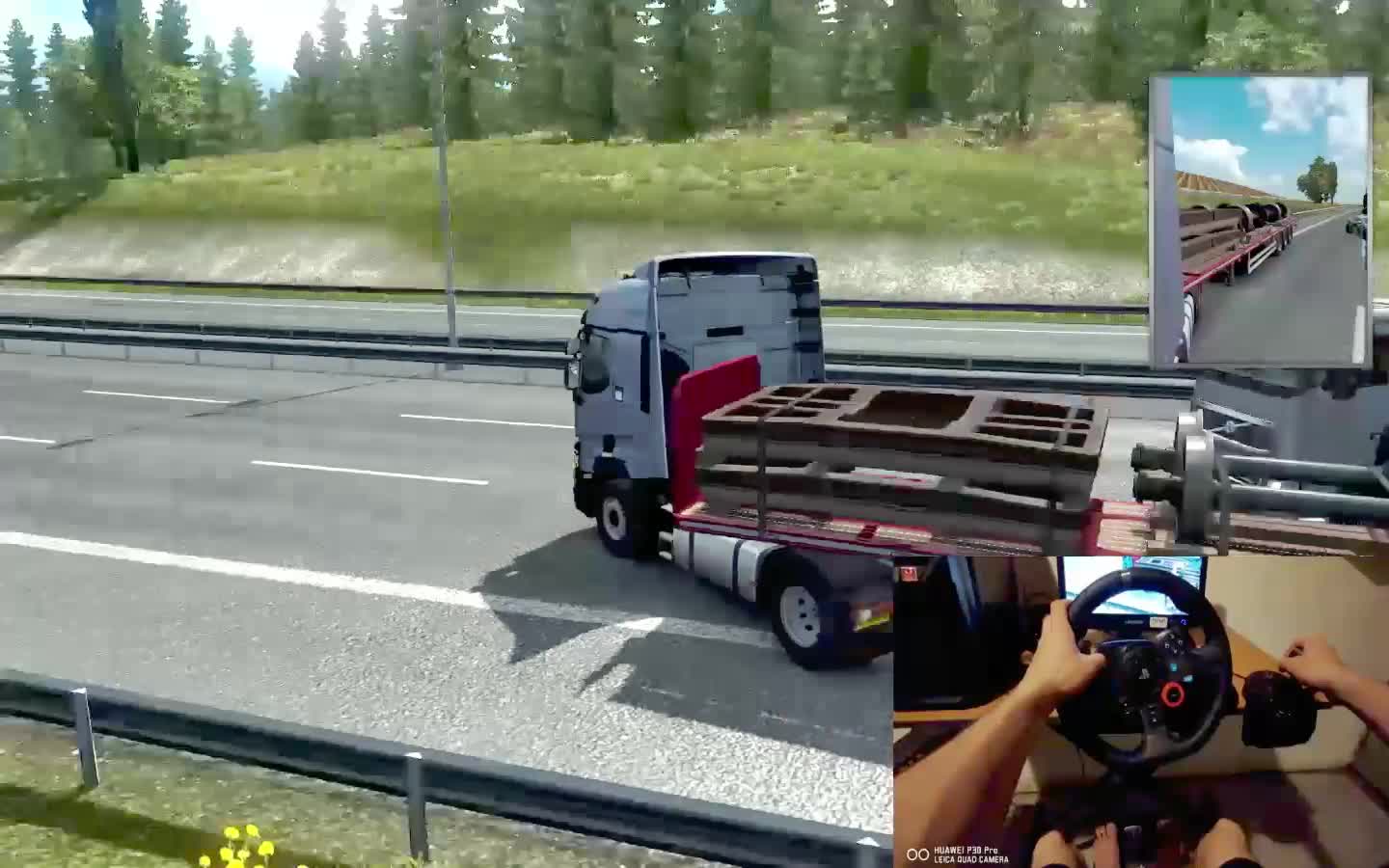 Euro Truck Simulator 2 Gameplay Ultra!🏆 Logitech G29 +120 Km/h #9 🏁 720 HD
