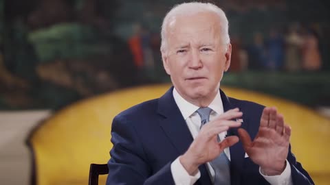 Biden says he's made things better but people are ''psychologically'' unable to ''feel happy.''