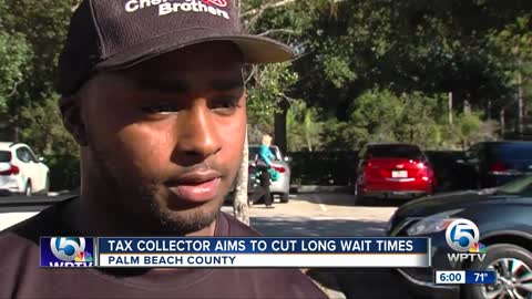 Tax collector aims to cut long wait times