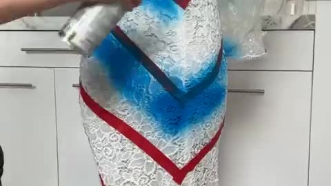 When she PULLS the TAPE OFF!!