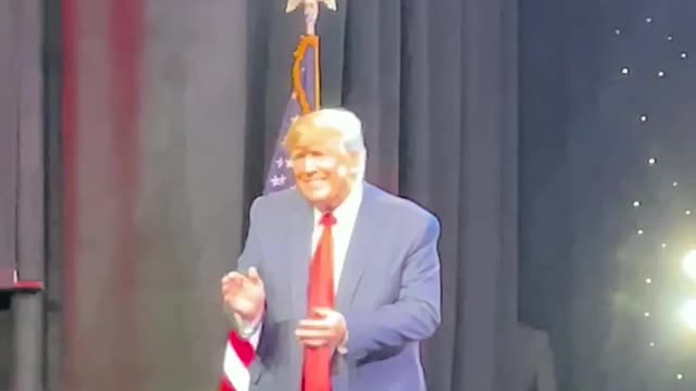 Trump dancing.