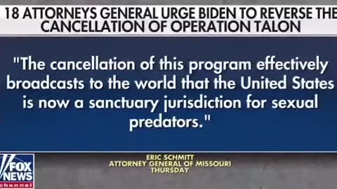 Fox News: US is now a sanctuary jurisdiction for sexual predators.