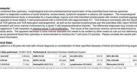 clonal T-cell lymphoproliferative disorder