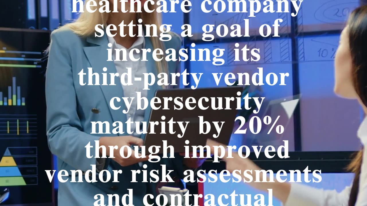 CEO OKRs: Achieve X% increase in cybersecurity maturity for third-party vendors