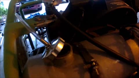 Gas Cap Fix on the Sand Rail