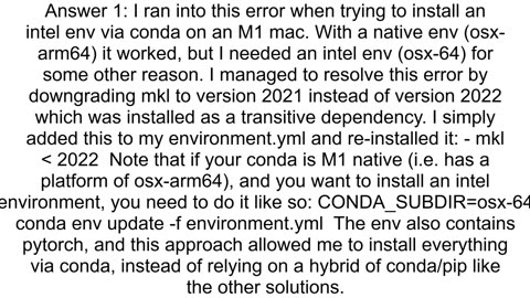 Intel MKL FATAL ERROR This system does not meet the minimum requirements for use of the IntelR Math