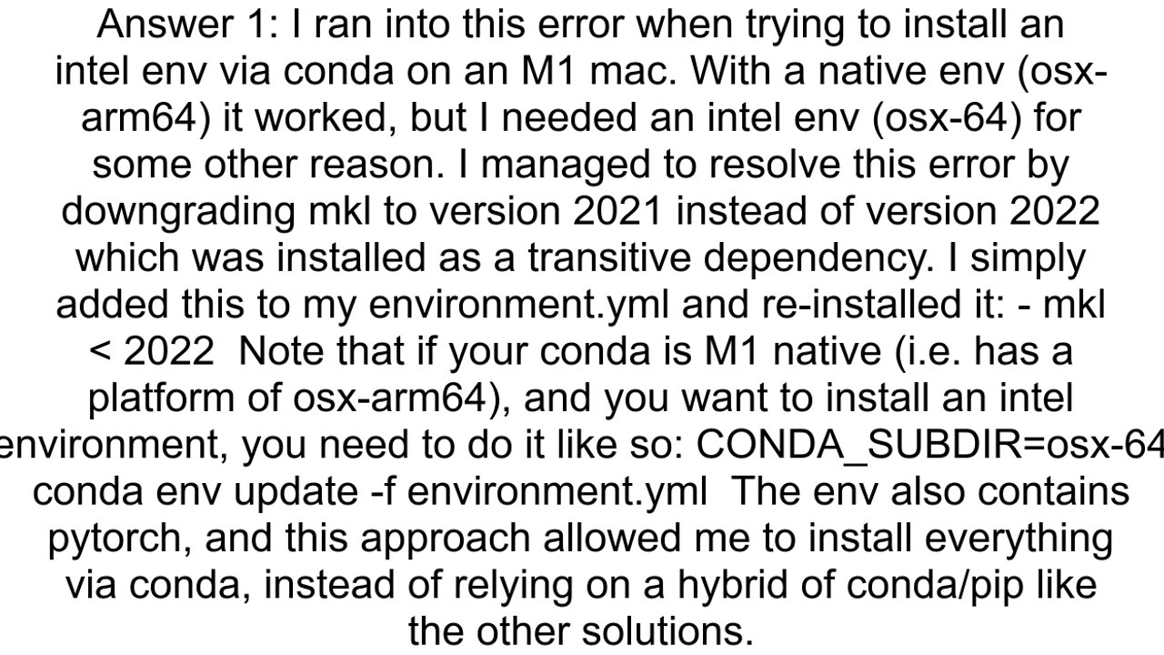Intel MKL FATAL ERROR This system does not meet the minimum requirements for use of the IntelR Math