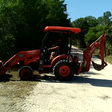 Adam prepping our land
