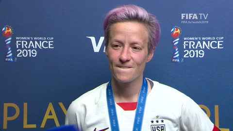 Megan Rapinoe – Player of the Match – USA v Netherlands