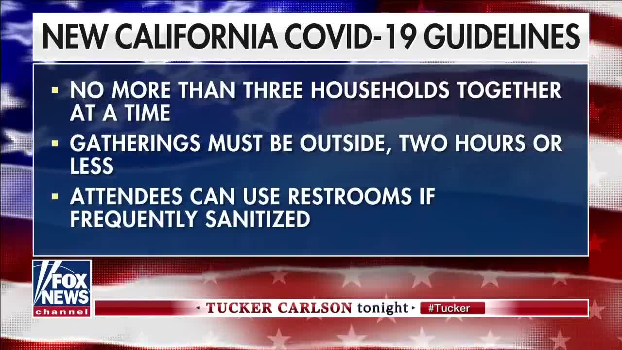 Tucker rails against lawmakers for cracking down on what you can do at home