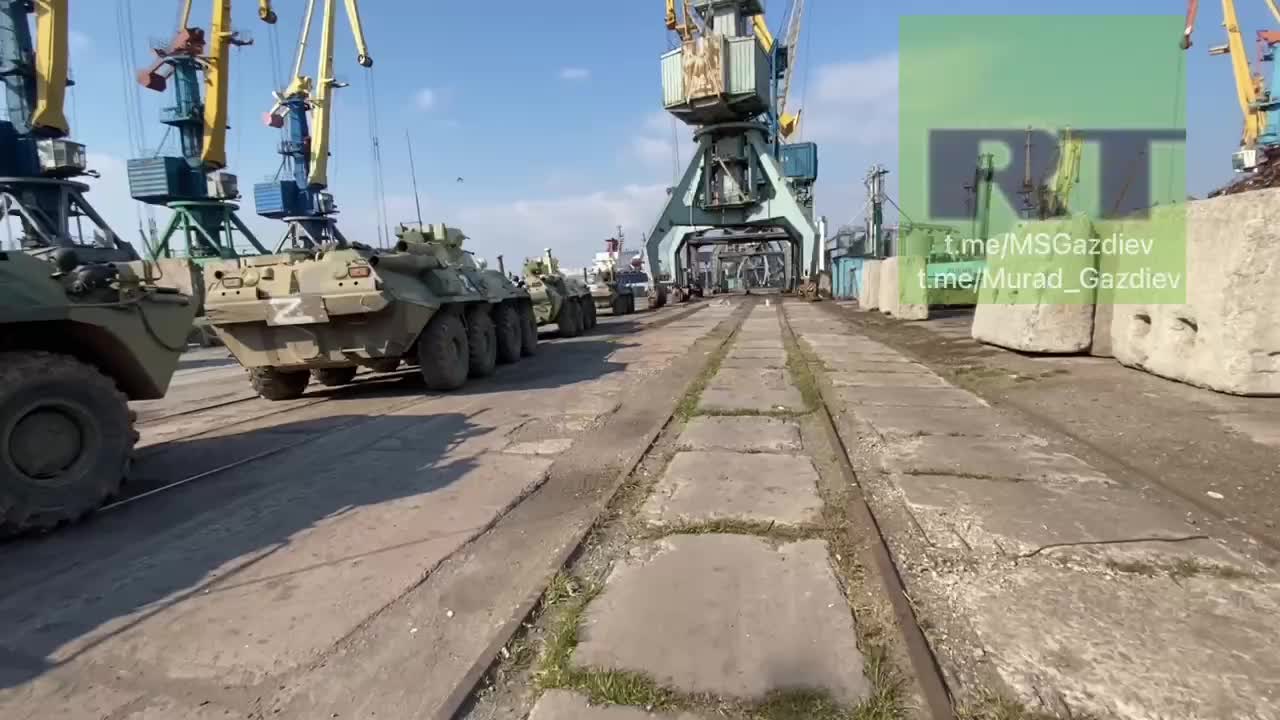 Russia anti-air defenses shielded Berdyansk port from any damage