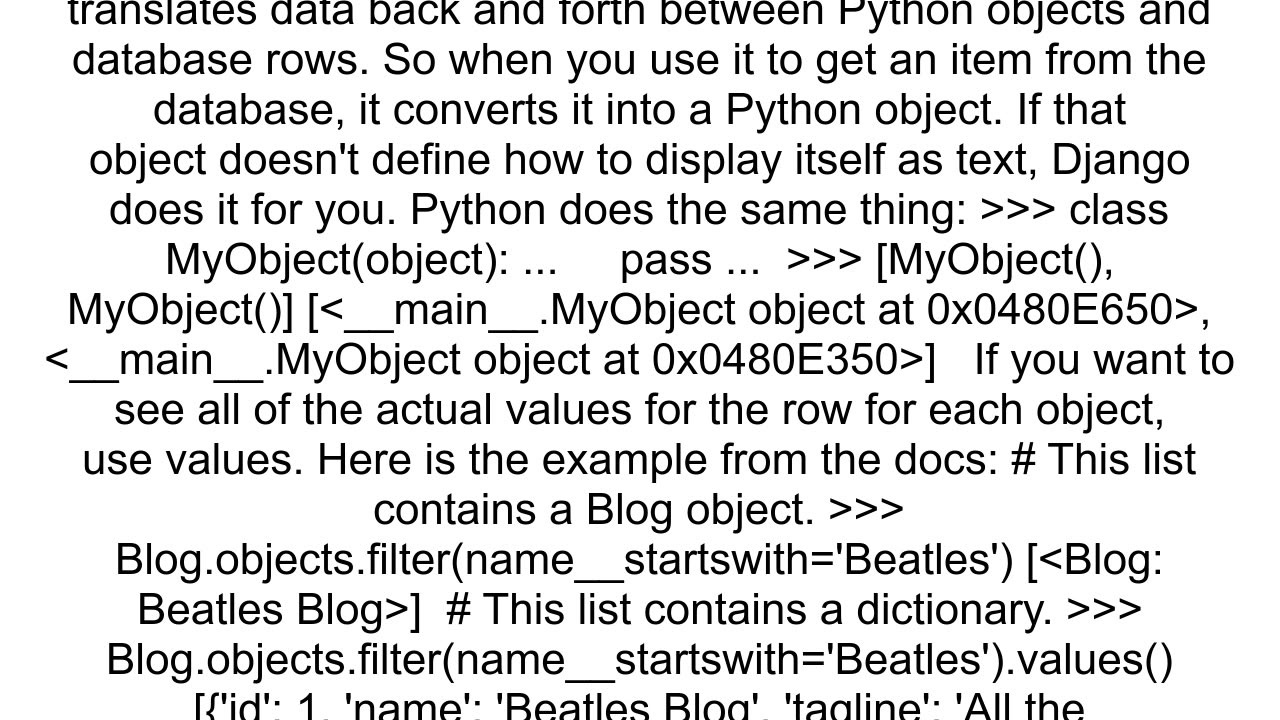 Django how to print the values of all the fields of a model instance