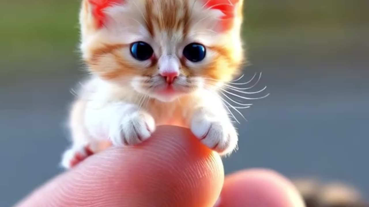 Baby cat 🐈 funny video 😂 #rumble video