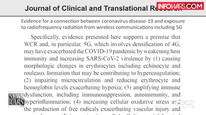 Alex Jones - Dec 09, 2021 - The dangers of 5G radiation