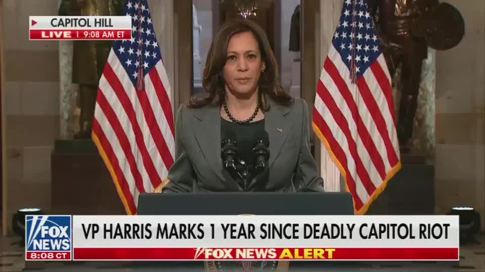 VP Harris Equates January 6 to 9/11 and Pearl Harbor