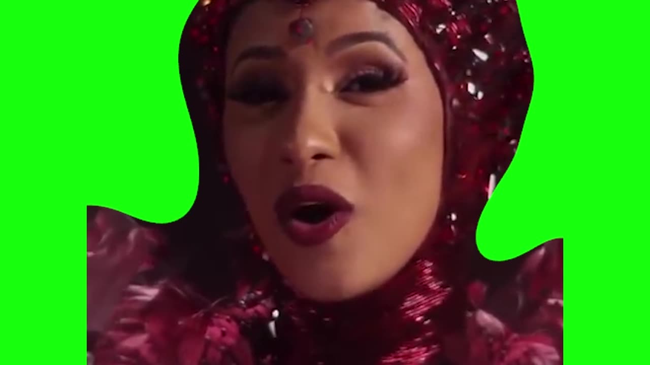 Ladies and Gentlemen It Was Lovely to Have You This Year | Cardi B | Green Screen