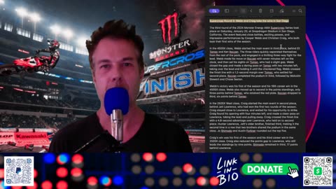 WOW! A.I. predicts Cooper Webb wins 2024 Supercross Round 3 in San Diego