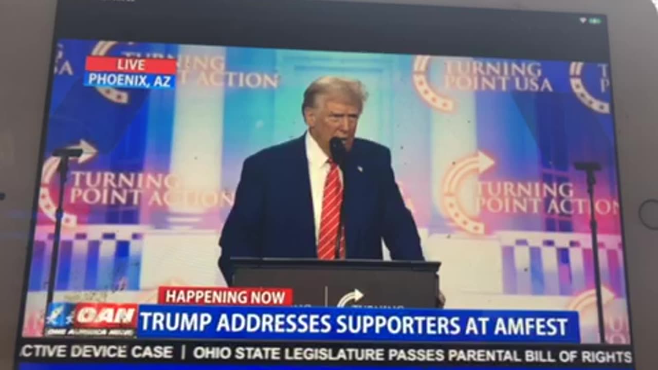 🦅 OAN live phoenix Arizona president DJT thanks American voters