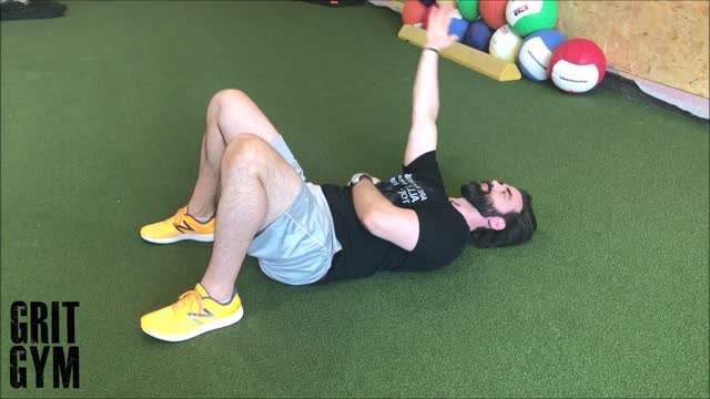 1 Arm Back to Floor Shoulder Flexion