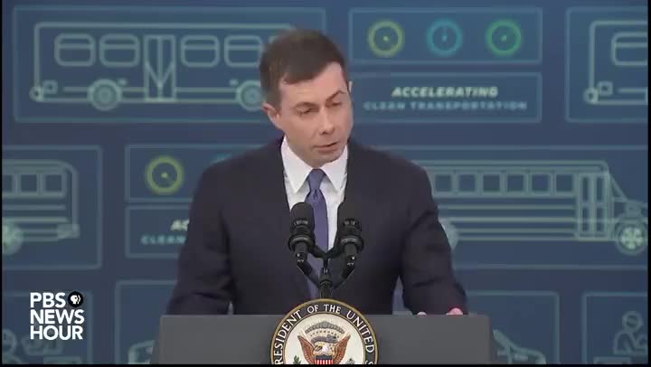 Buttigieg said "A solution for increased gas prices"