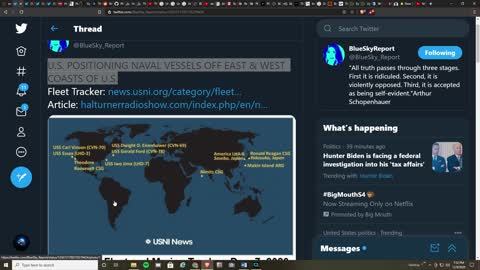 NAVY FLEET ACTIVATED ON COASTS IN US! NAVY TWEETS