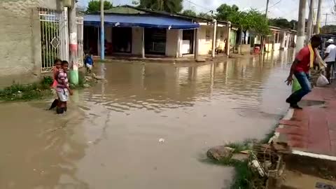 El drama que viven los habitantes de Olaya a causa de la lluvia