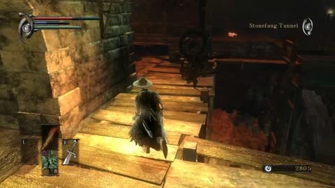 The moment the black-robed man entered the door