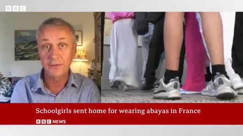 French schools send home girls wearing banned abaya robe - BBC News