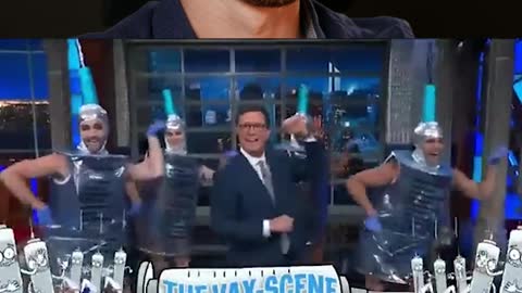 Stephen Colbert Vaccine dance (deleted video)