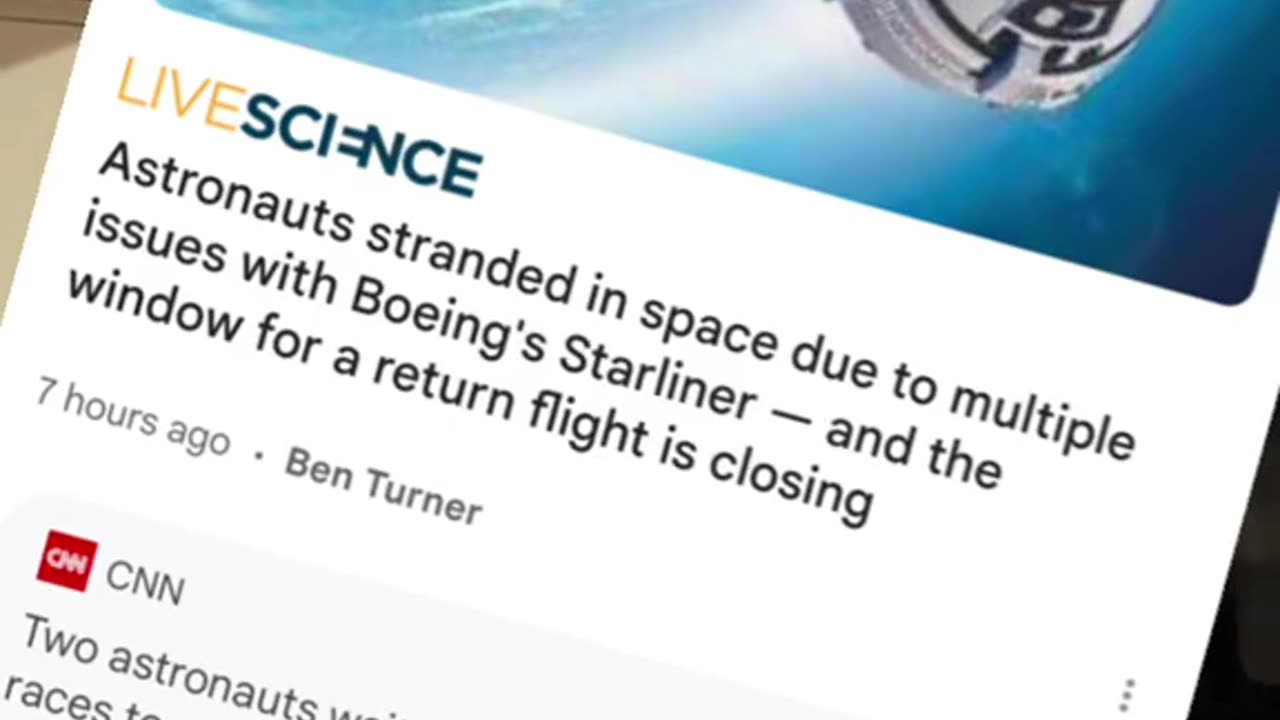 “Leaking” Boeing Starliner strands two astronauts aboard the international space station...