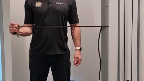 Standing external rotation