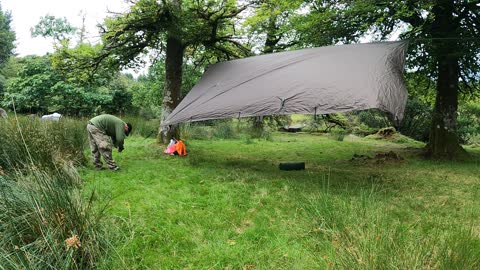 DD Hammocks 4x4 tarp set up