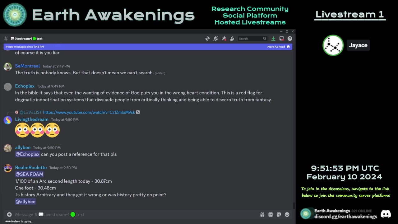 Earth Awakenings - Livestream 1 - #1430